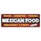 Signmission Tacos Burritos Tortas Mexican Food Breakfast & Lunch Banner Concession Stand Food Truck Single Sided B-72-30164 - alternate 1